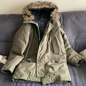 Men’s M Tall Olive Parka